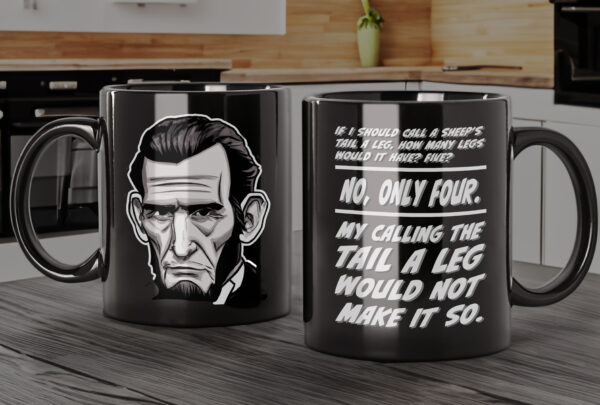Abraham Lincoln's "Five-Legged Sheep" Mug (FREE SHIPPING)
